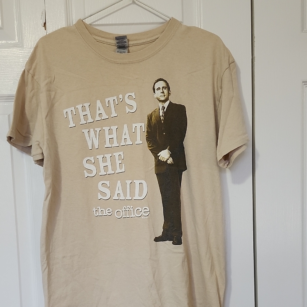 Gildan Tan Graphic Tee - That's What She Said